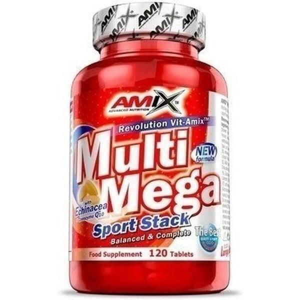 Multi mega sport stack - 120 tablets de Amix Nutrition Exclusivo Online      25,90€  Preço por quantidade 215,84€kg AMIX Multi mega sport stack - 120 tablets de Amix NutritionVendido e expedido por: Masmusculo    