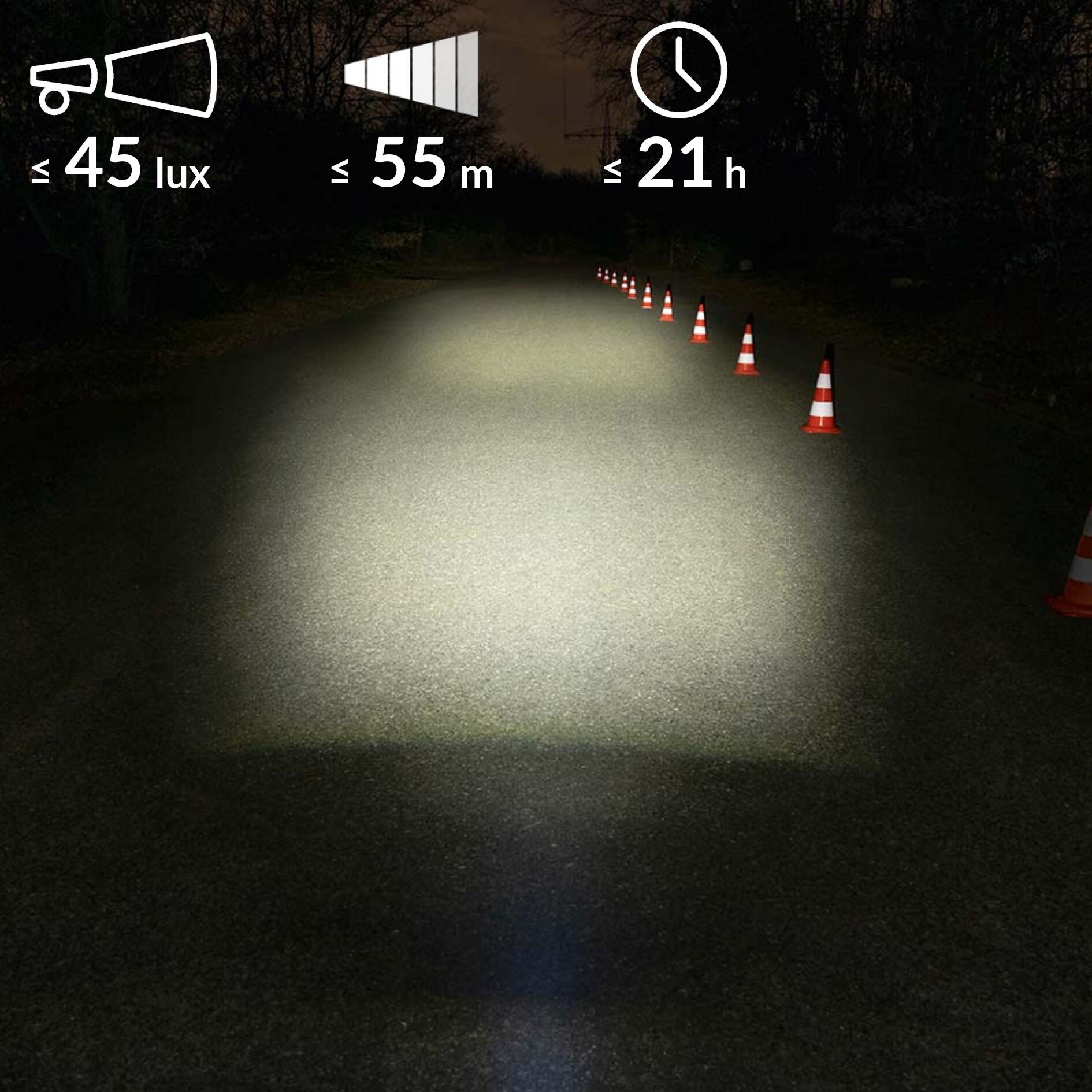 FIETSVERLICHTINGSSET VOOR/ACHTER AURA 45 EN NUGGET II - ROAD LEGAL 2/7
