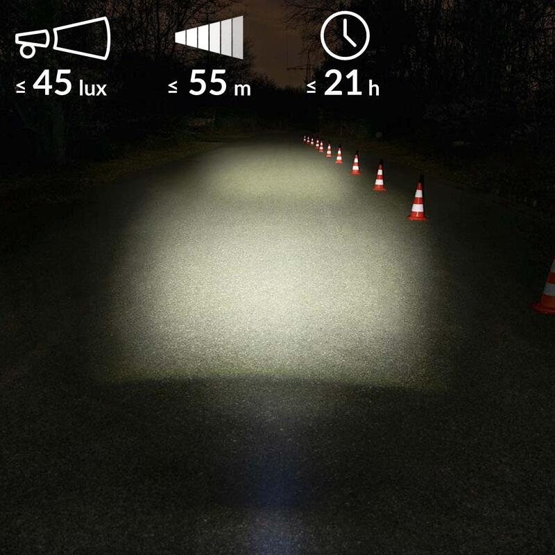 KIT D'ÉCLAIRAGE VÉLO AVANT/ARRIÈRE HOMOLOGUÉ ROUTE AURA 45 / NUGGET II