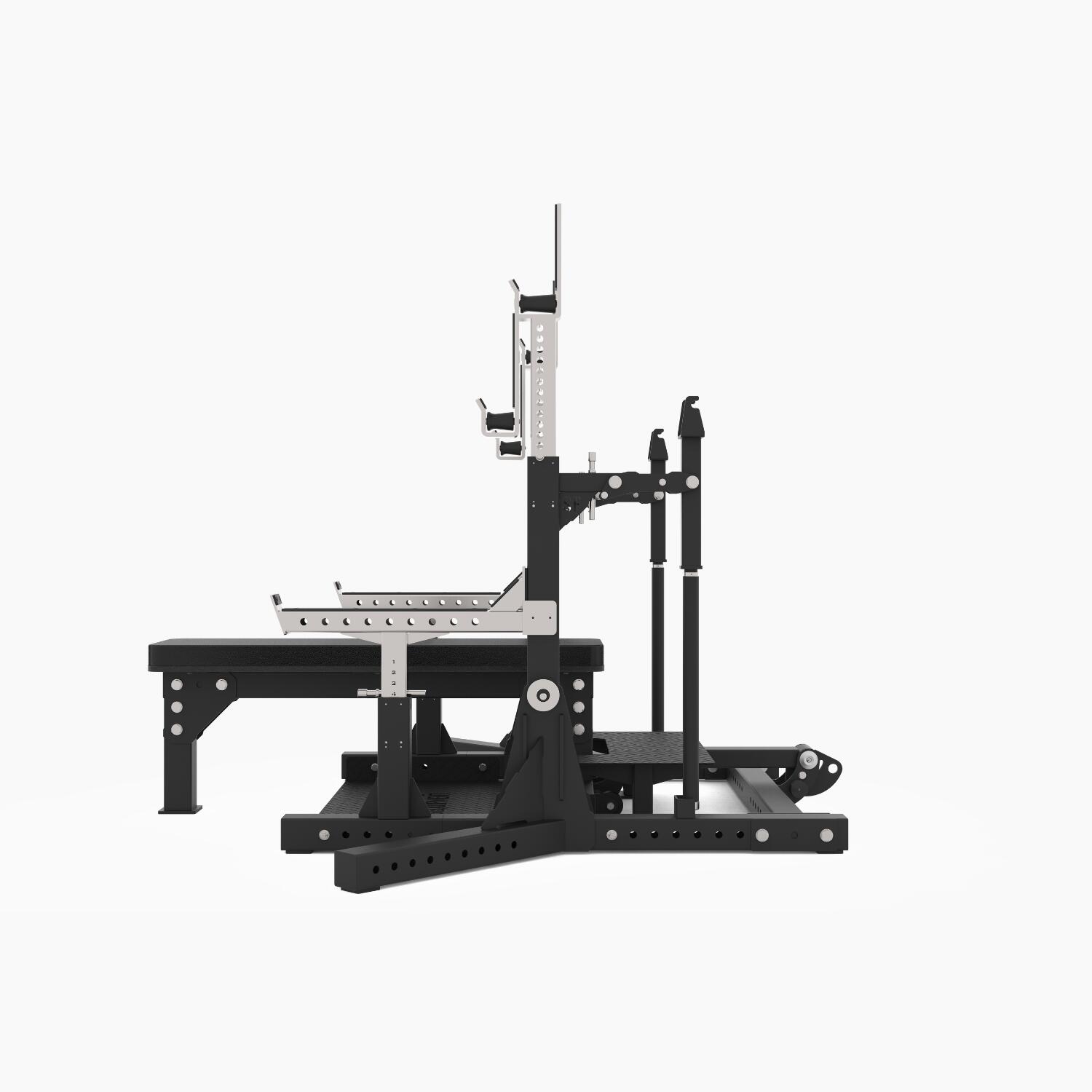 Suprfit Pro Combo Rack – Banc de Développé Couché Professionnel 2/3