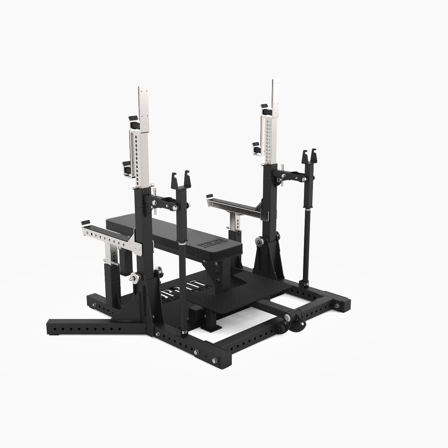 Suprfit Pro Combo Rack – Banc de Développé Couché Professionnel 3/3