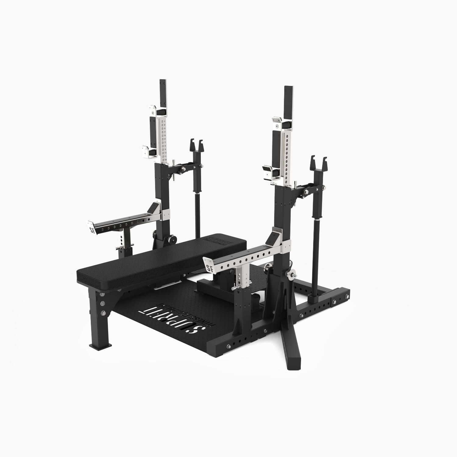 Suprfit - Suprfit Pro Combo Rack – Banc De Développé Couché Professionnel - Banc De Musculation - Noir - No Size - Decathlon