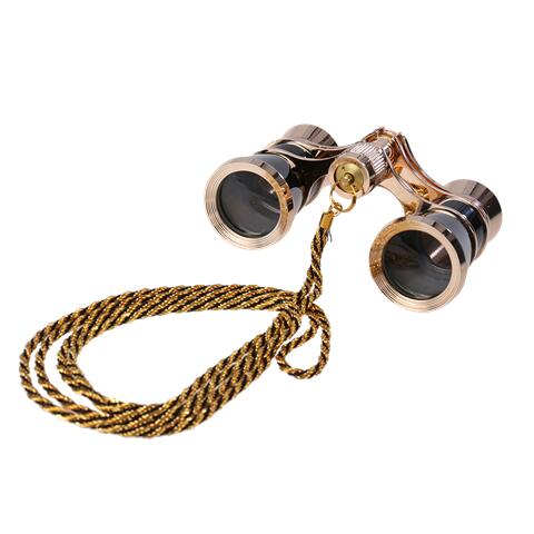 BYOMIC Byomic Theaterkijker 3x25 Goud/Zwart - Stijlvol en Functioneel