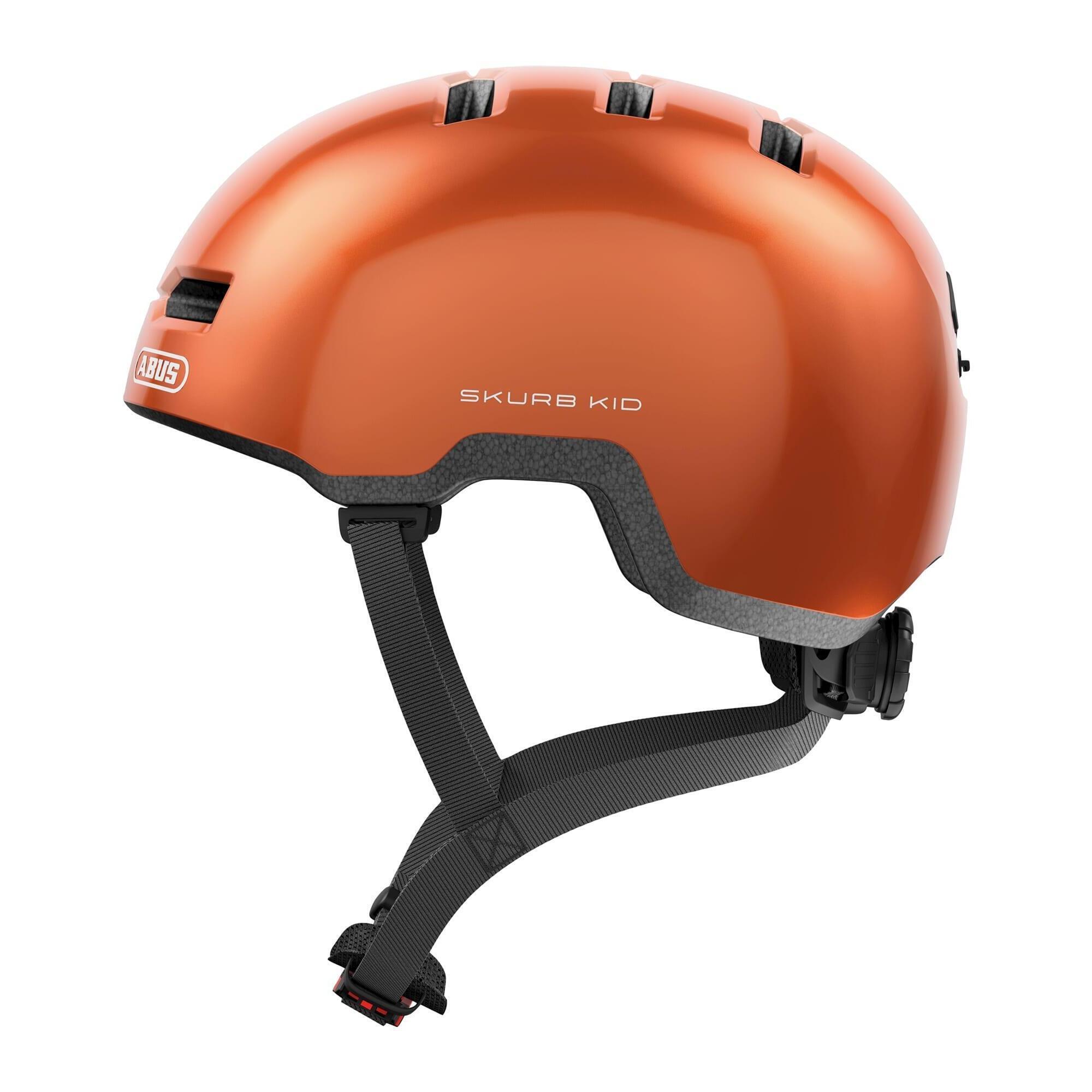 Kask Rowerowy Skurb Kid Goudfish Pomarańczowy