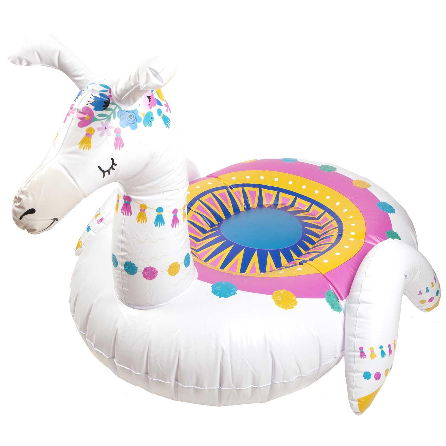 Inflatable Pool Float Peacock Lounger Novelty Swimming Lilo 1/7