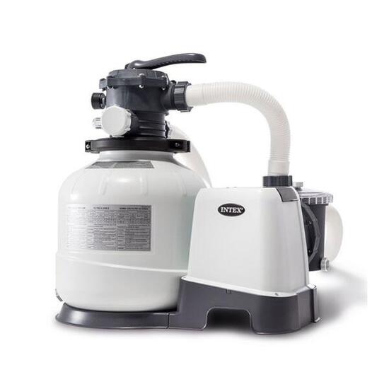 Intex Krystal Clear Pompe de Filtration à Sable 8.000 l/h