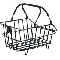 Basil Cento Alu Multi System Nordlicht - Black Rear Bicycle Basket