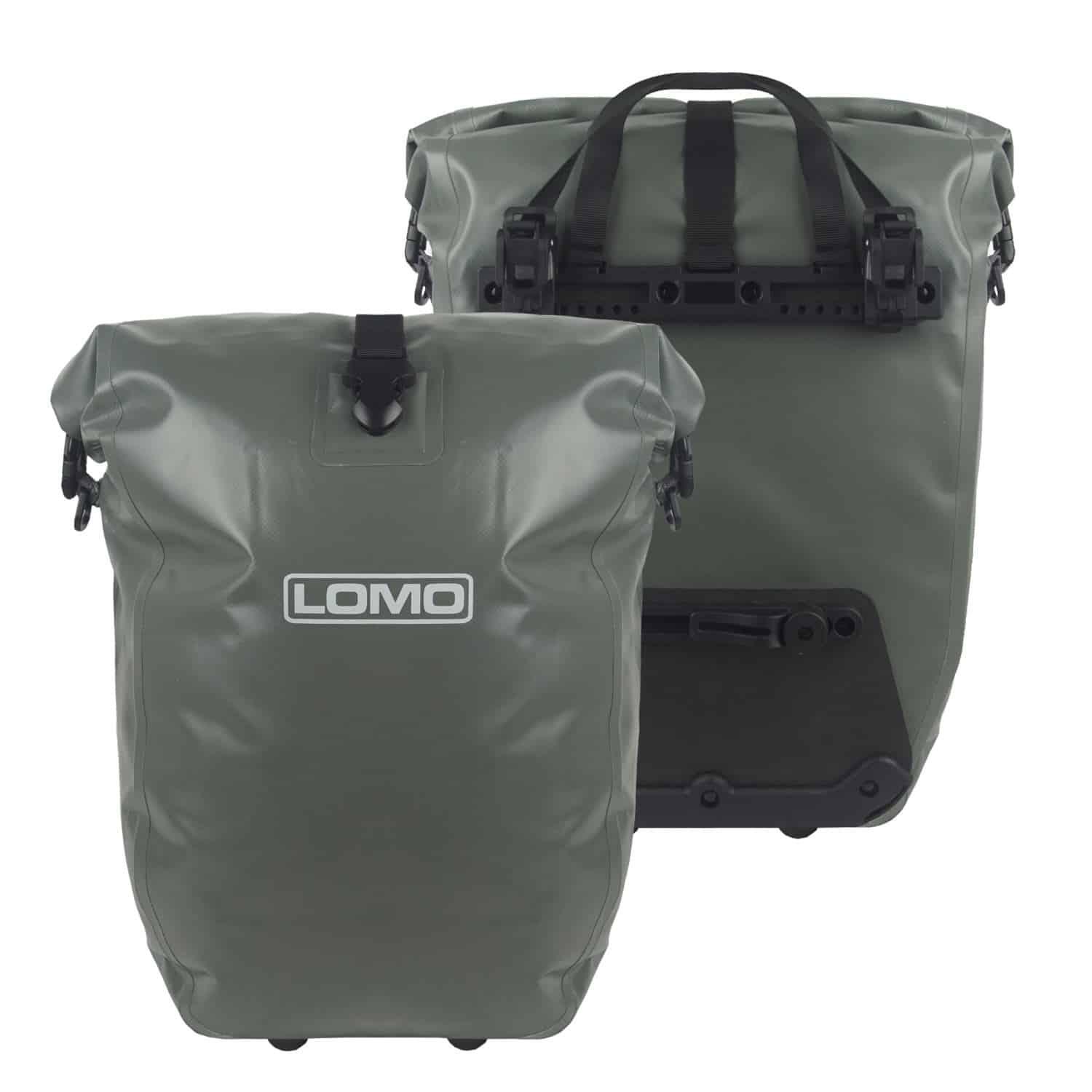 LOMO Lomo Zephyr Cycling Pannier - Grey Dry Bag