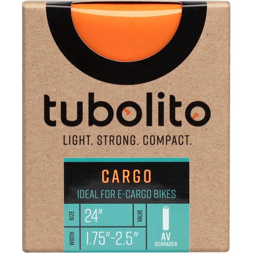 Tubolito BNB Cargo inner tube 24 x 1.75–2.5 AV 40 mm, orange.
