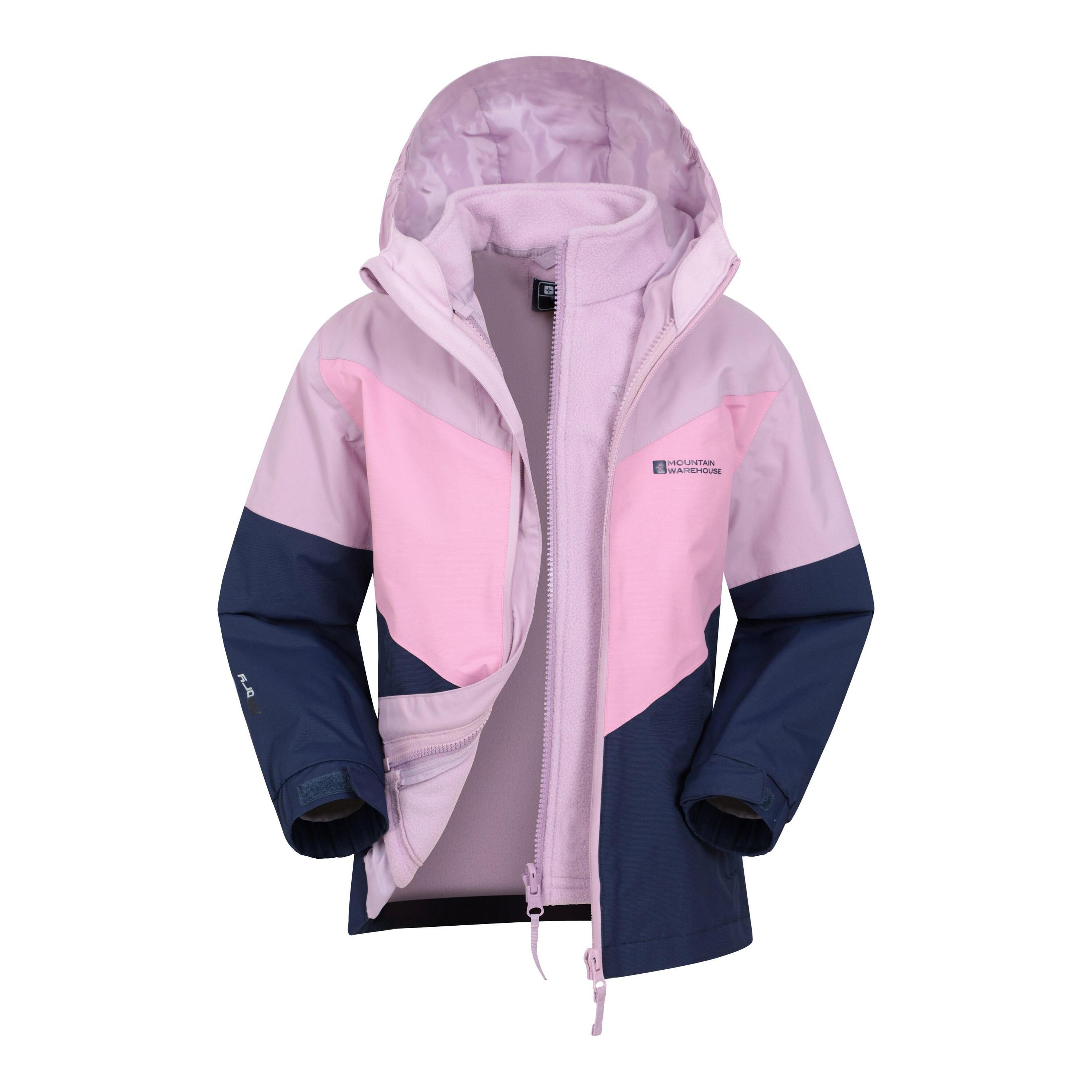 Mountain Warehouse Childrens/Kids Lightning II 3 in 1 Waterproof Jacket