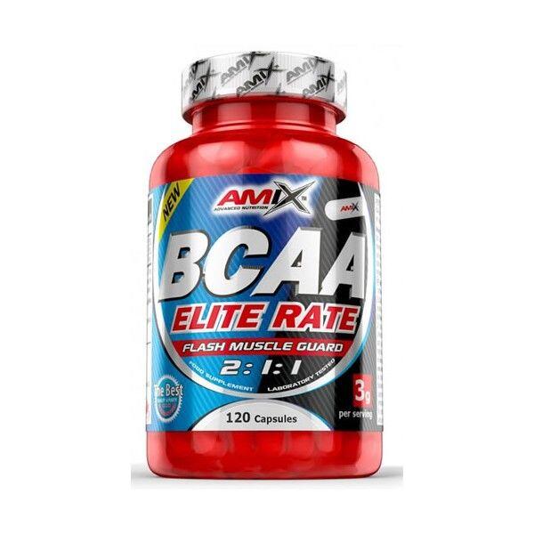 Bcaa elite rate 2:1:1 - 120 capsules de Amix Nutrition Exclusivo Online      27,50€  Preço por quantidade 229,17€kg AMIX Bcaa elite rate 2:1:1 - 120 capsules de Amix NutritionVendido e expedido por: NutriCorelam  