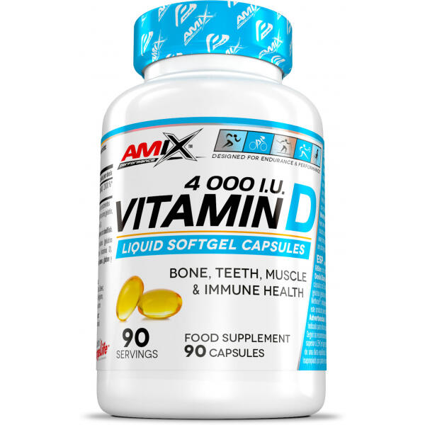 Vitamin D 4000 IU - 90 Capsules Amix Nutrition