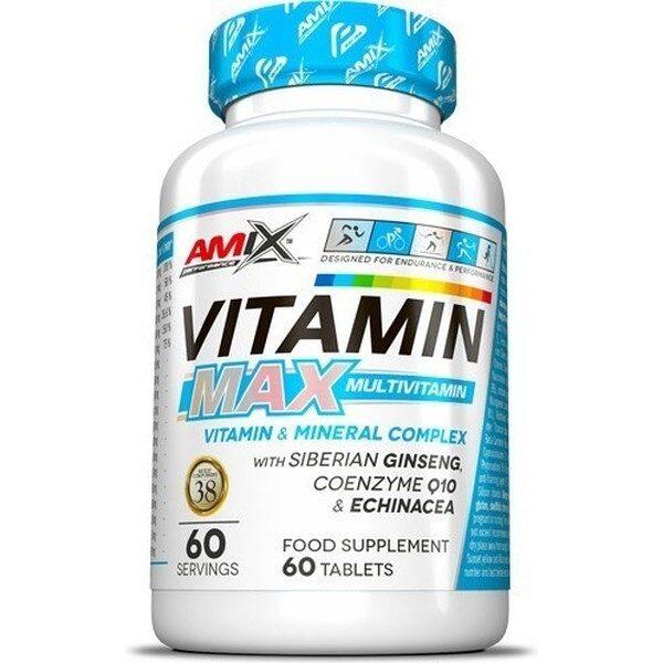 Vitamin max multivitamin - 60 comprimidos de Amix Performance Exclusivo Online      20,90€  Preço por quantidade 209,00€kg AMIX Vitamin max multivitamin - 60 comprimidos de Amix PerformanceVendido e expedido por: Masmusculo  