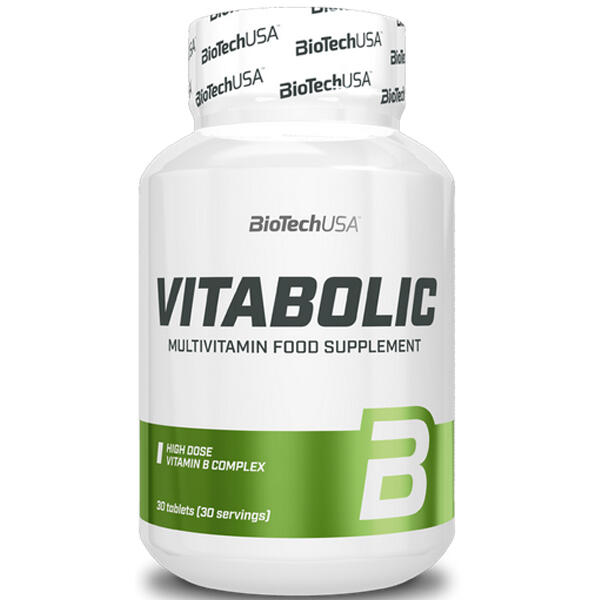 Vitabolic - 30 Comprimidos de Biotech USA Exclusivo online      11,00€  Preço por quantidade 220,00€kg BIOTECHUSA Vitabolic - 30 Comprimidos de Biotech USAVendido e expedido por: Masmusculo  