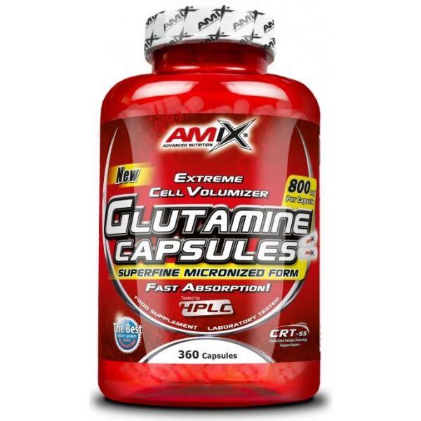 Glutamine capsules - 360 capsules de Amix Nutrition Exclusivo Online      40,30€  Preço por quantidade 111,95€kg AMIX Glutamine capsules - 360 capsules de Amix NutritionVendido e expedido por: NutriCorelam    