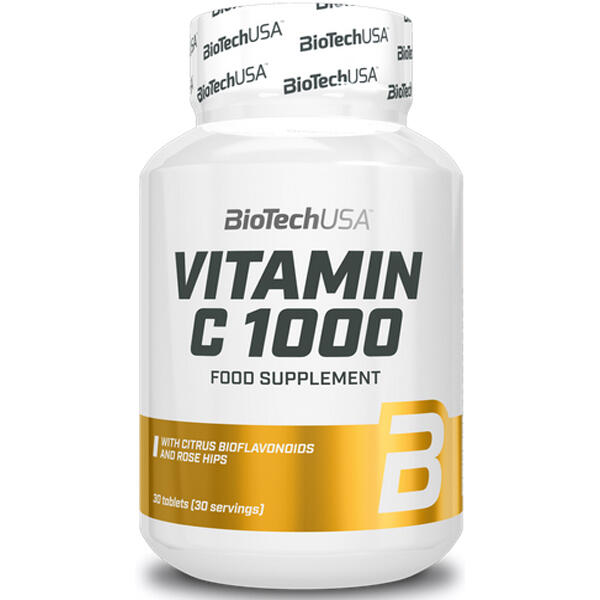 Witamina C 1000 - 30 tabletek Biotech USA