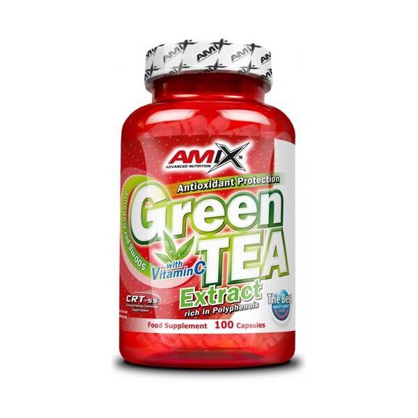 Green tea extract - 100 capsules de Amix Nutrition Exclusivo online      22,90€  Preço por quantidade 229,00€kg AMIX Green tea extract - 100 capsules de Amix NutritionVendido e expedido por: FitnessZone  
