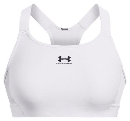 Reggiseno Under Armour HeatGear Armour High White Donna