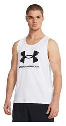 Débardeur Under Armour Sportstyle Logo Blanc Homme