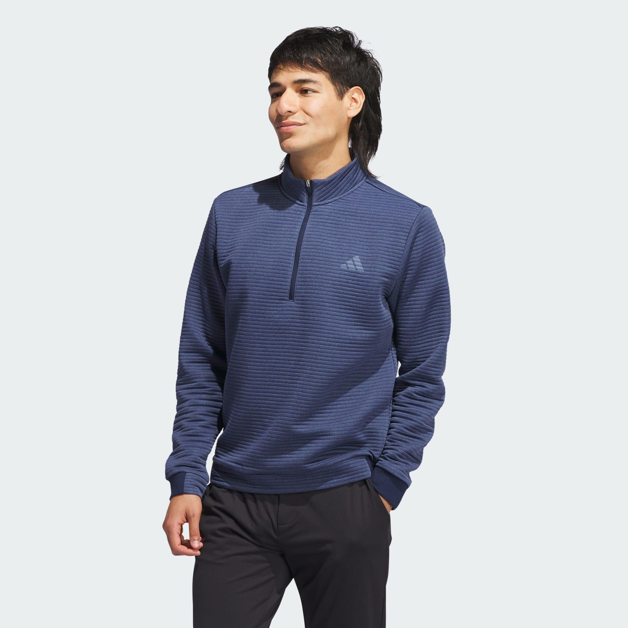 ADIDAS Ultimate365 DWR Textured Pullover met Korte Rits