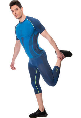 Legging voor cross training man blauw