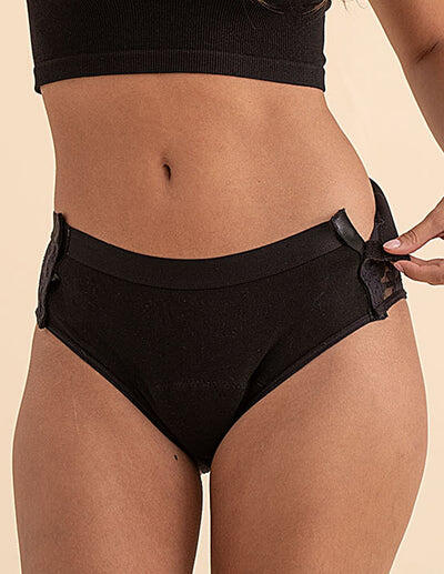 Culotte menstruelle avec fermeture velcro, Velcrochip 2/7