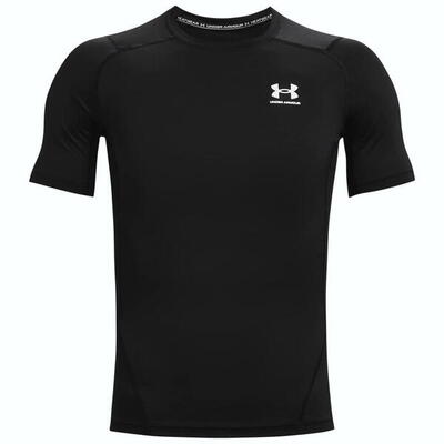 T-shirt under armour heatgear armour short sleeve. zwart. mannen