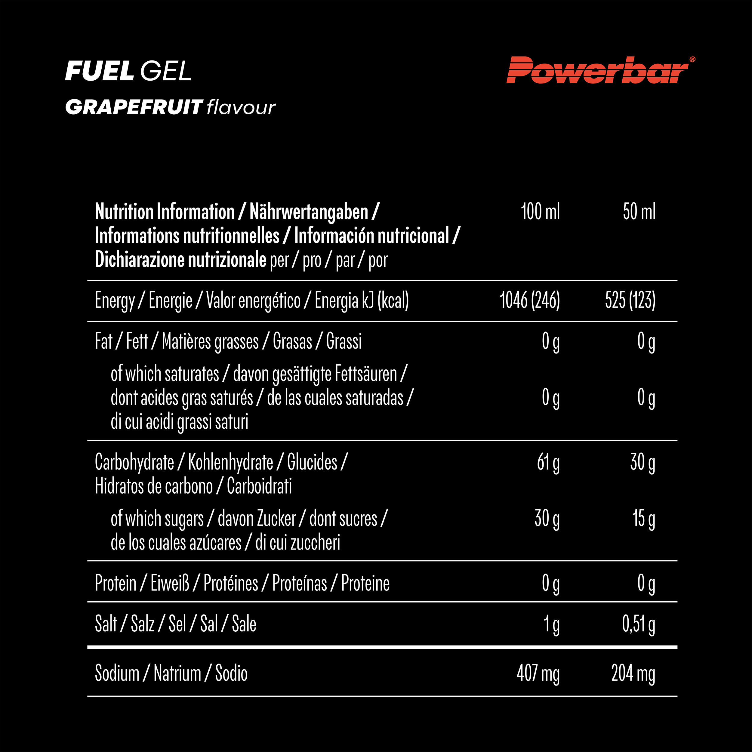 Fuelgel 30 (12 x 50 mL) Grapefruit 6/6