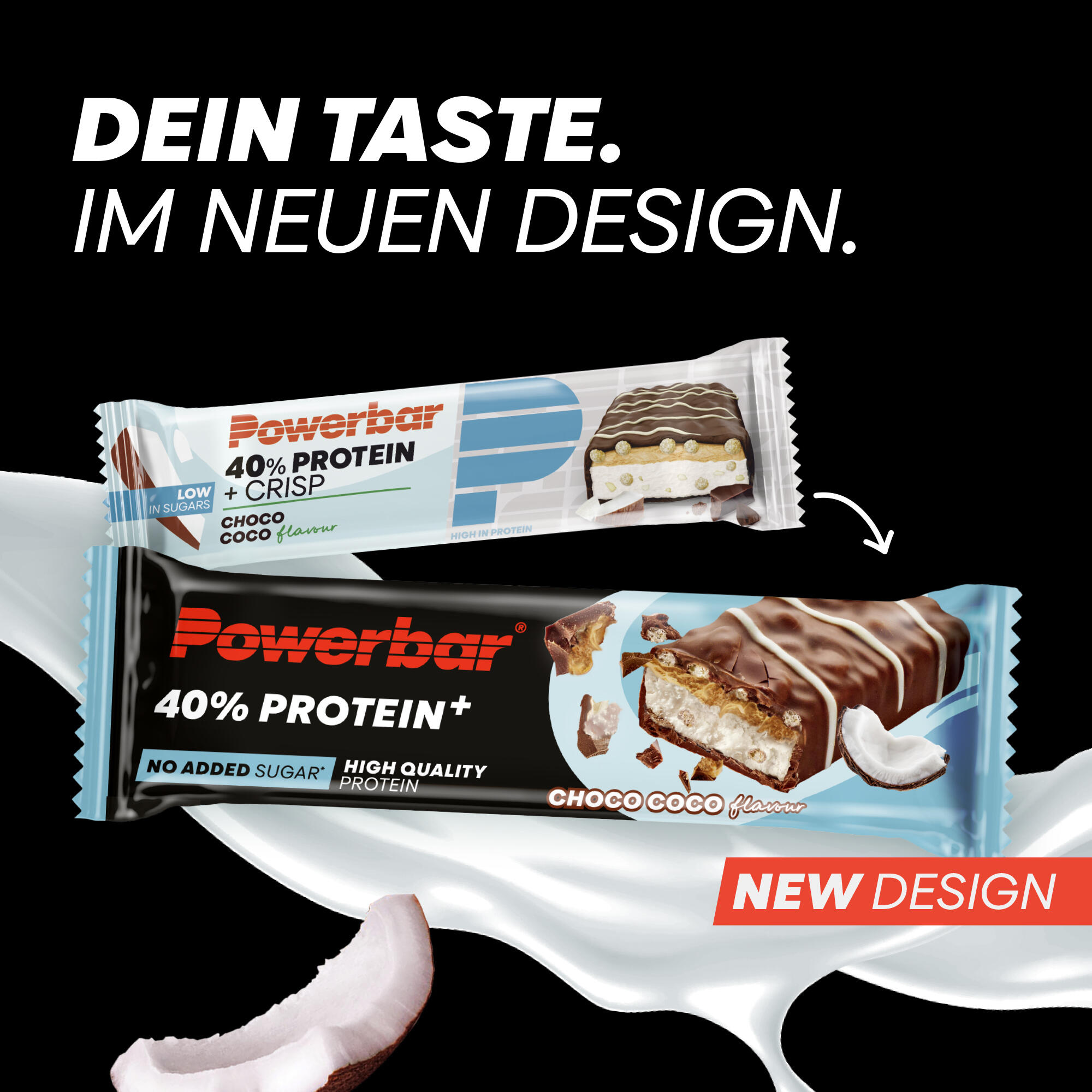 40% Crisp eiwitreep 40g Powerbar (verpakking van 12) 2/7