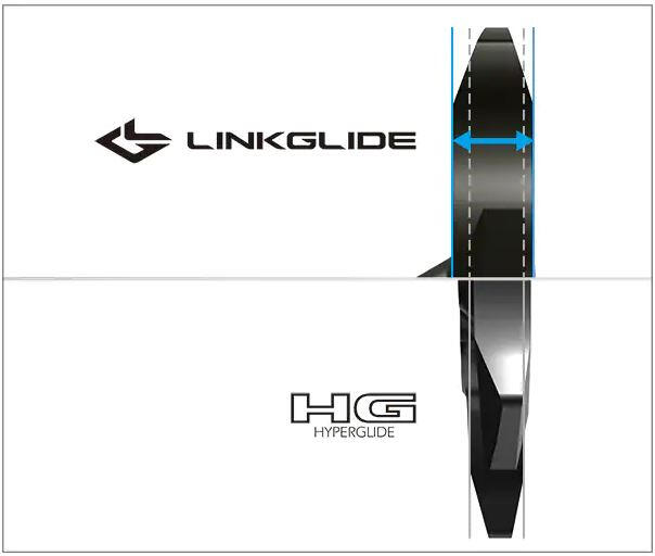 Kaseta CUES LINKGLIDE CS-LG400 10-rzędowa, 11-43 4/4