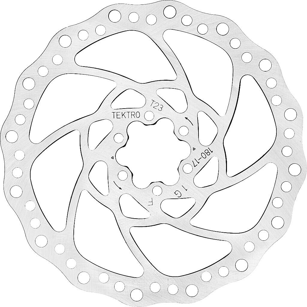 TEKTRO Tektro TR180-17 Brake Disc Rotor Ø180mm 2.3mm 6-point Silver