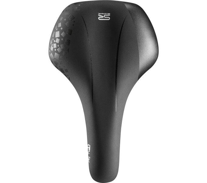 Șa Selle Royal Hello junior, șină oțel, negru 3/4