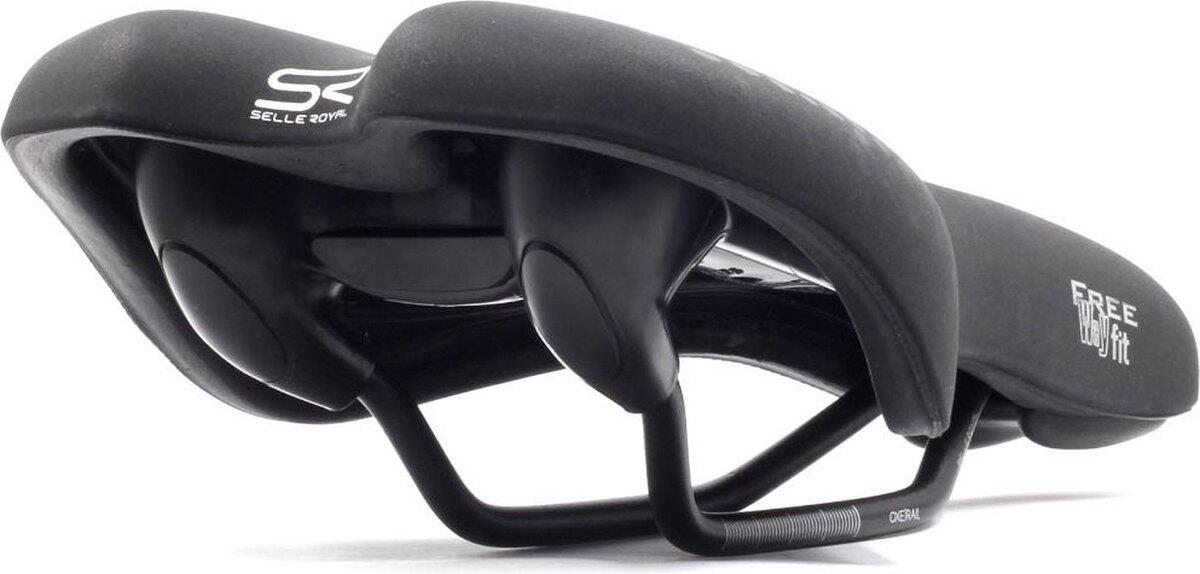 Fietszadel Freeway Fit, zwart, unisex, 257x210mm, relaxed 2/5