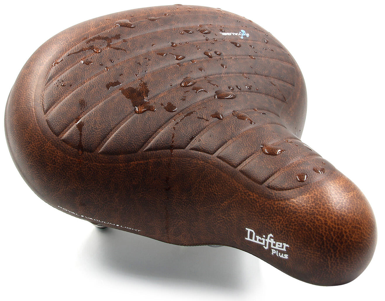 Selle de vélo Drifter Plus Premium, marron, Unisex, 270x245mm 7/7