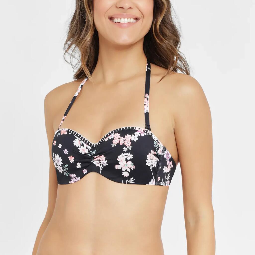 Underwired Bandeau Bikini Top Women Lascana Ditsy