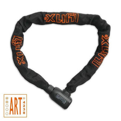 Lynx art-2 kettingslot 100cm x 9mm met nylon hoes zwart