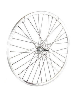 Achterwiel 28 inch 622 zilver 3v rollerbrake spaak 13