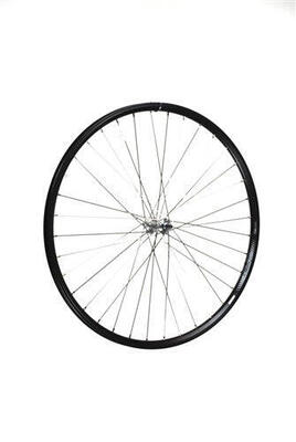 Voorwiel 28 inch 622 geheel zwart spaak 13