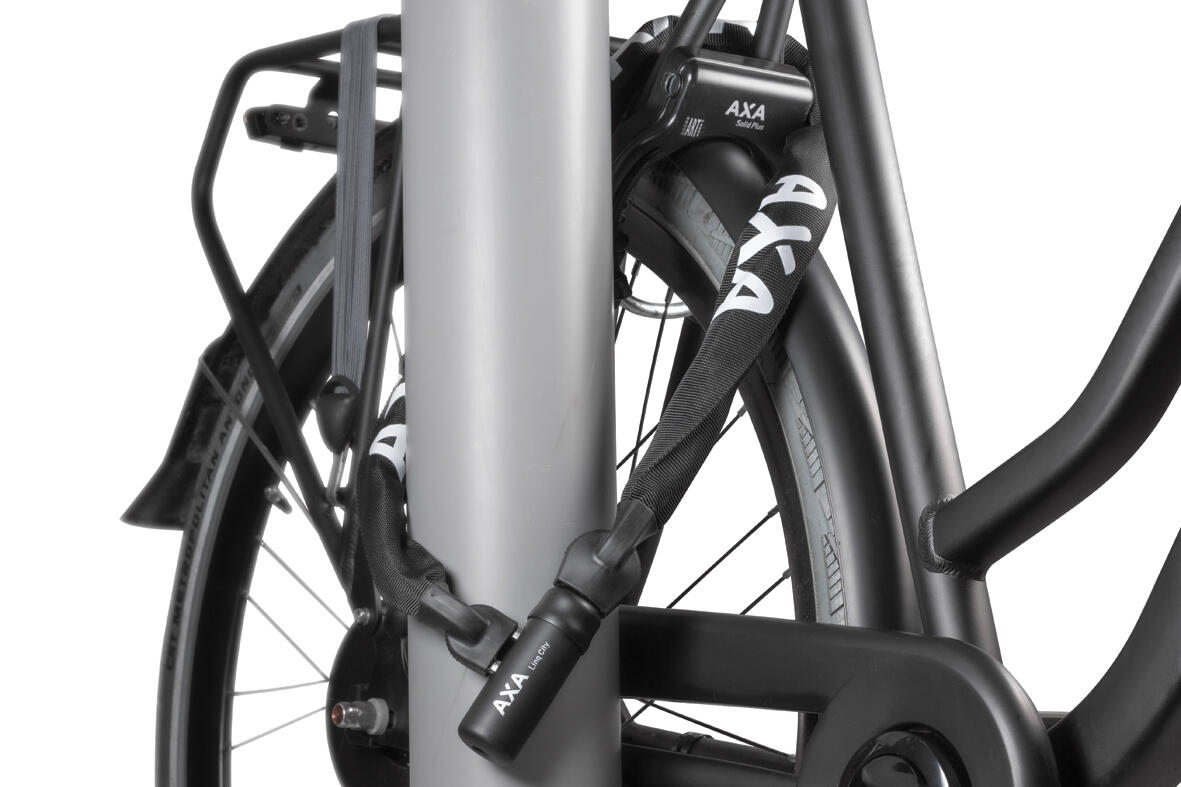 Set Antivol de cadre Solid Plus + Linq City 100/7 - noir 2/4