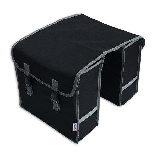 LYNX Fahrradtaschen Doppelte schwarze 32-Liter-E-Bike-/City-Bike-Tasche