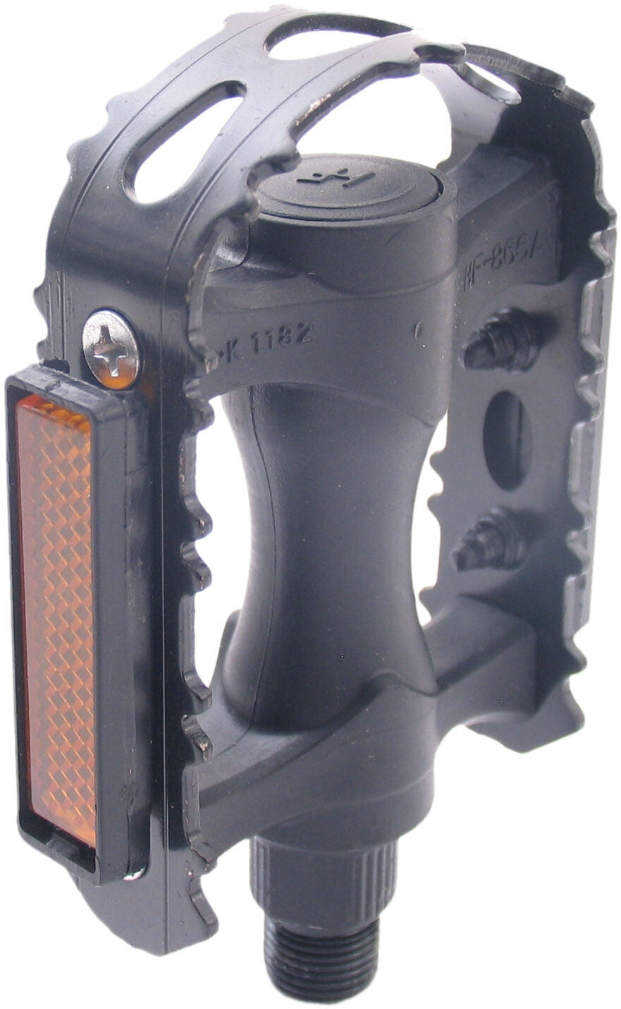 Kantenpedal -Set MTB -Kunststoff mit Eisenkante schwarz 4/4