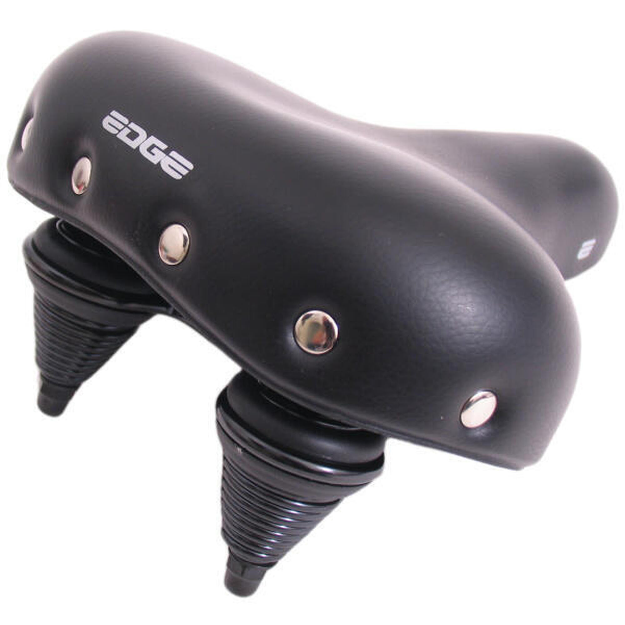 Selle de vélo Edge Urban noire - Confortable et étanche