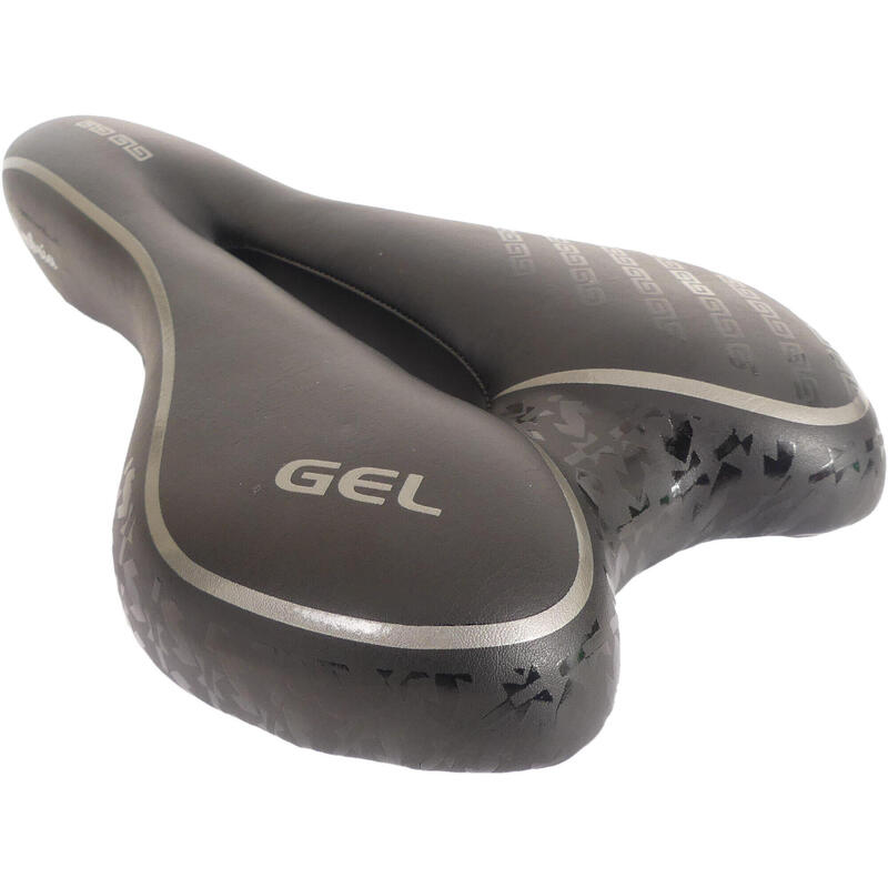 Selle de vélo Edge Umbria Gel - Sportive et Confortable - Noir