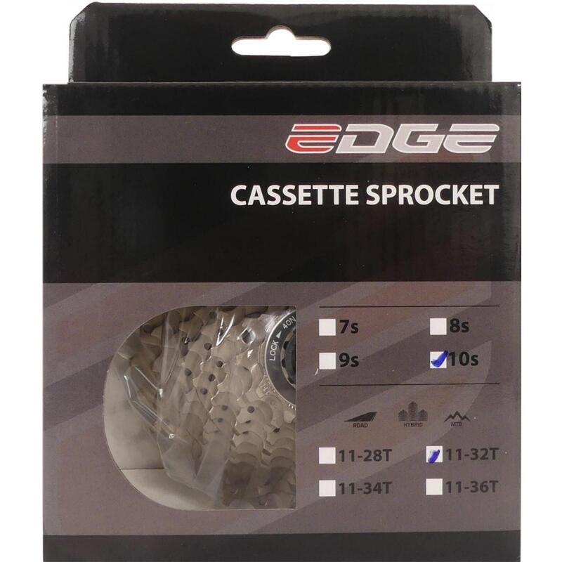 Cassette Edge 10 Vitesses CS-M6010 11-32T Argent