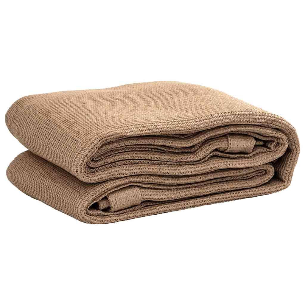 Tapis de Tente VidaXL 250x350 cm en Taupe pour un Camping Confortable 2/4