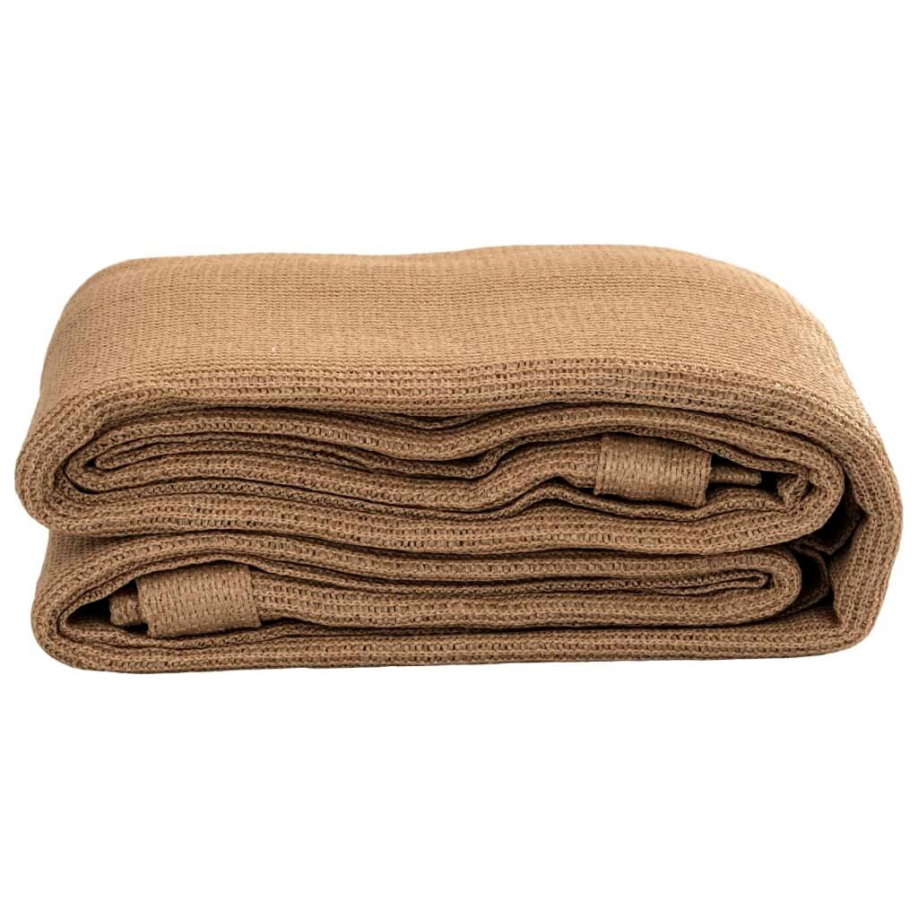 Tapis de Tente VidaXL 250x350 cm en Taupe pour un Camping Confortable 3/4