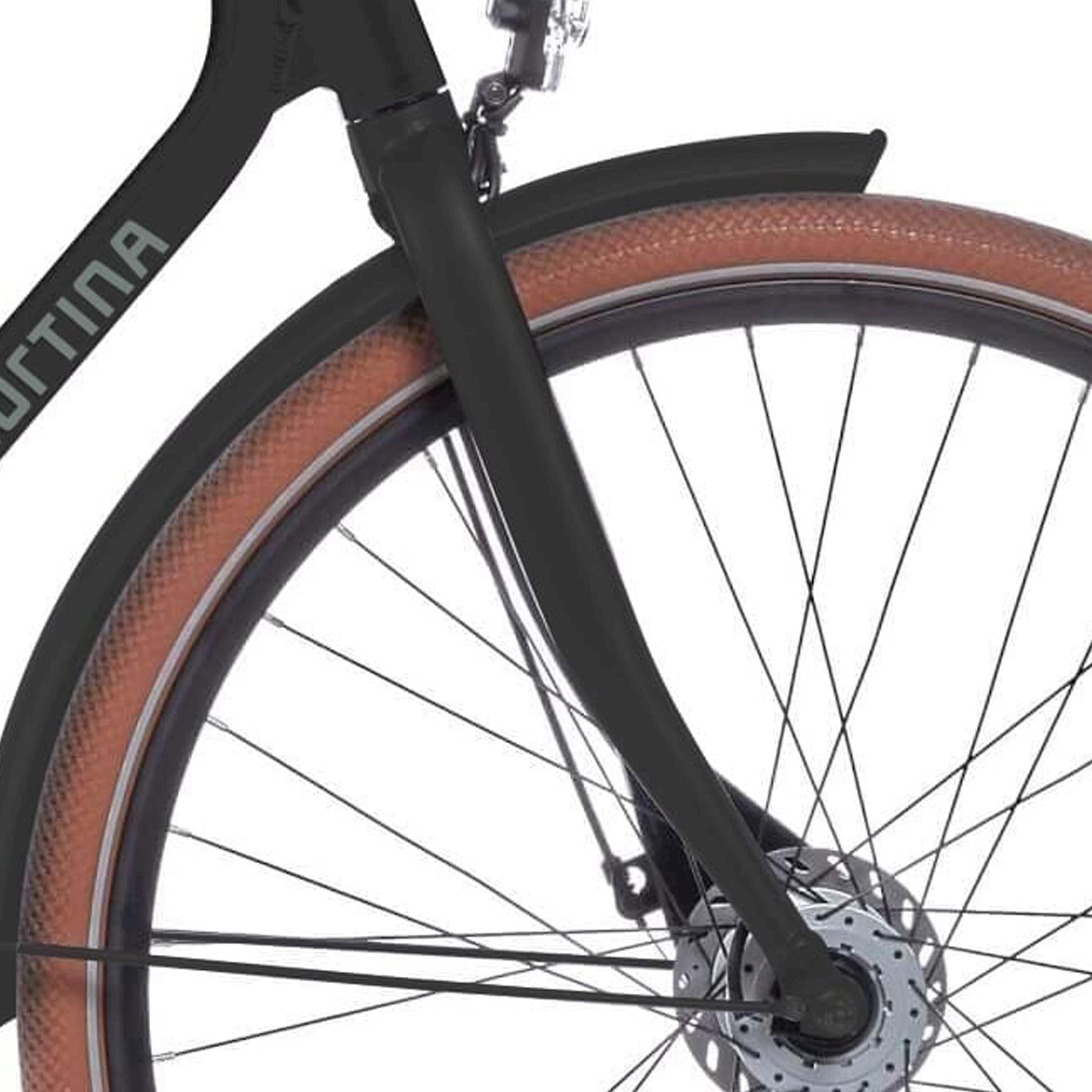 CORTINA Forcella anteriore Cortina V Fork Foss H, nera opaca, 28 pollici.