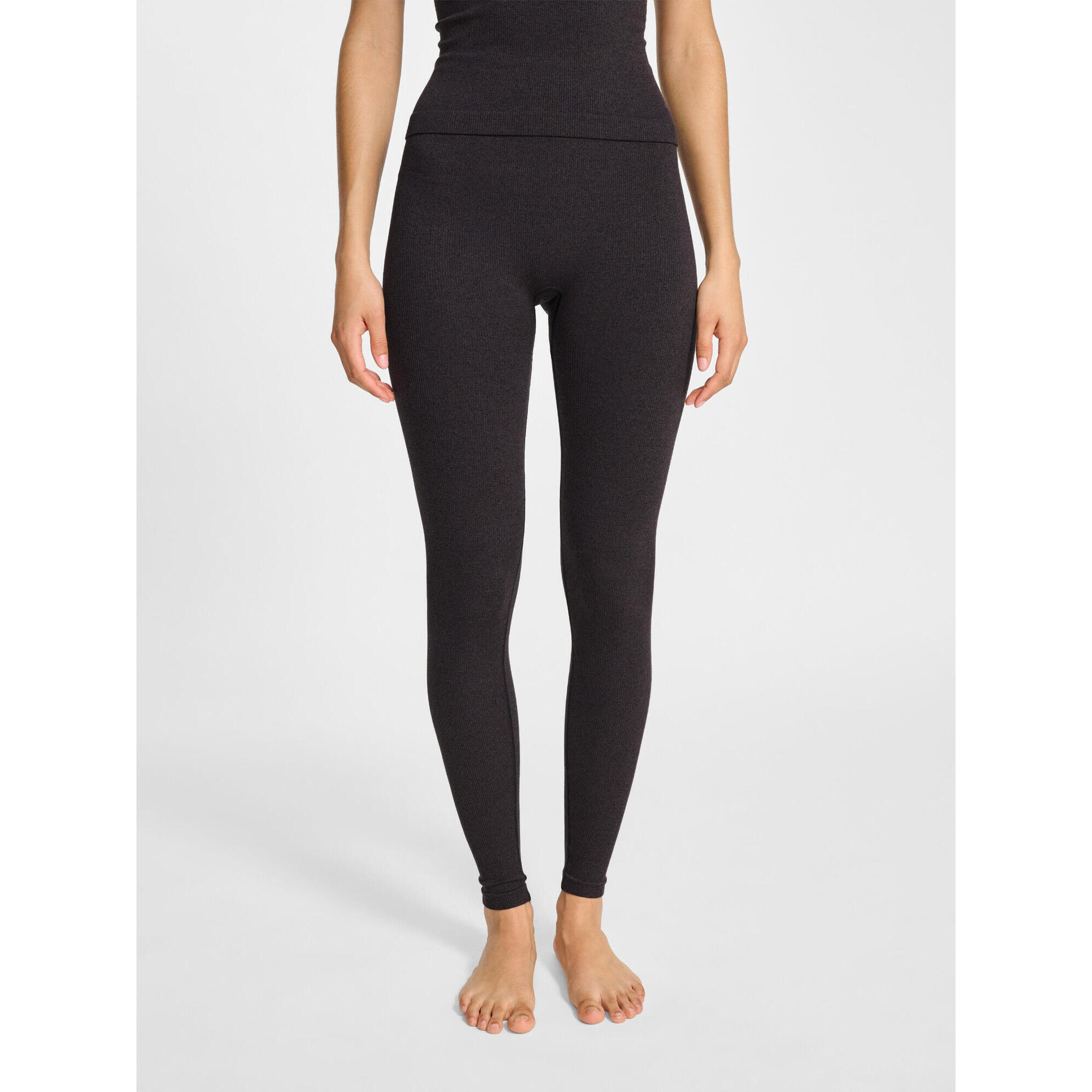 Hummel - Enfiler Collants Hmlyoga Entraînement Femme Hummel - Pantalons - Noir - Decathlon