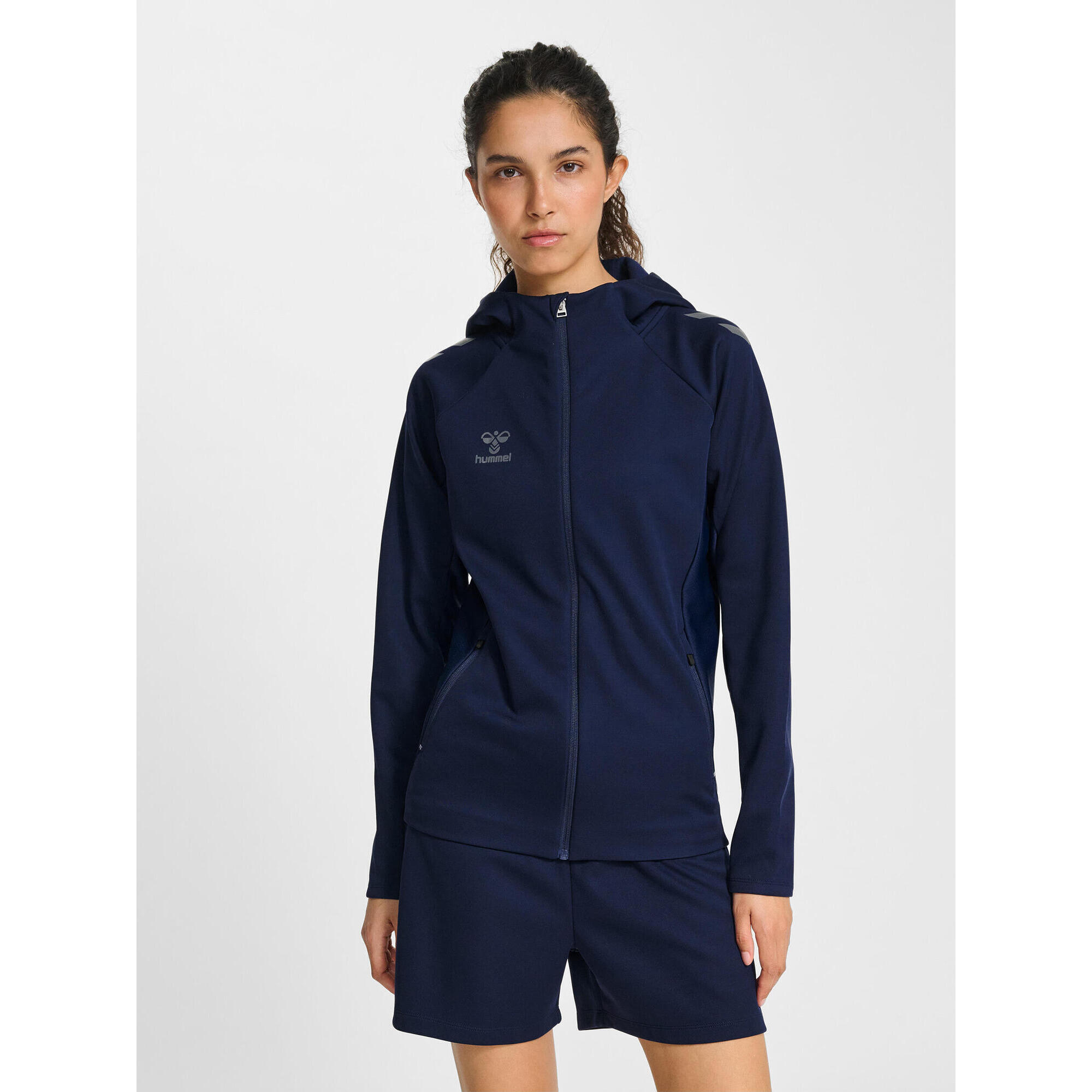 Hummel - Fermeture Éclair Zip Combinaison Hmlcima Femme Hummel - Sweat Zippé - Bleu - 48 Xl - Decathlon