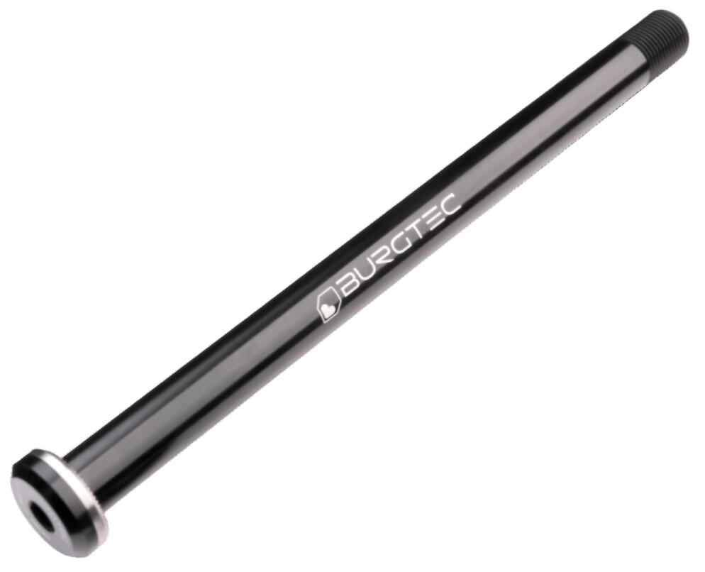 Burgtec Santa Cruz 12 x 173.7mm M12x1.0 Rear Axle w/o Hanger Bolt Black
